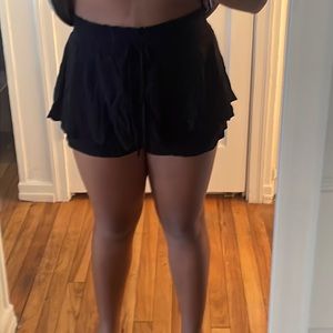 cute black skort